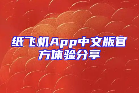 纸飞机App中文版官方体验分享