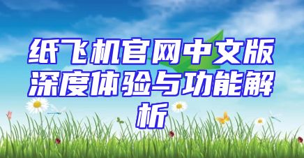 纸飞机官网中文版深度体验与功能解析