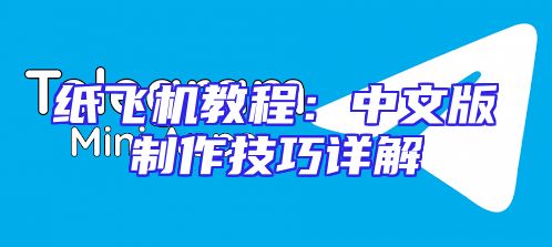 纸飞机教程：中文版制作技巧详解